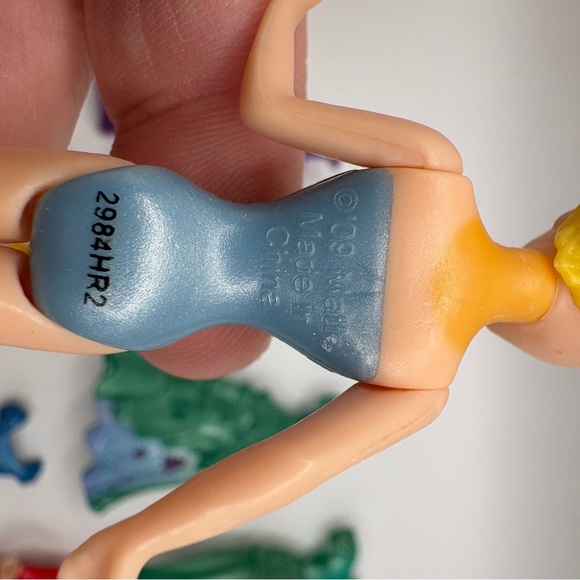 Polly Pocket Disney Princess Dolls Clip-On Dresses Lot (2009) Vintage - Picture 6 of 6